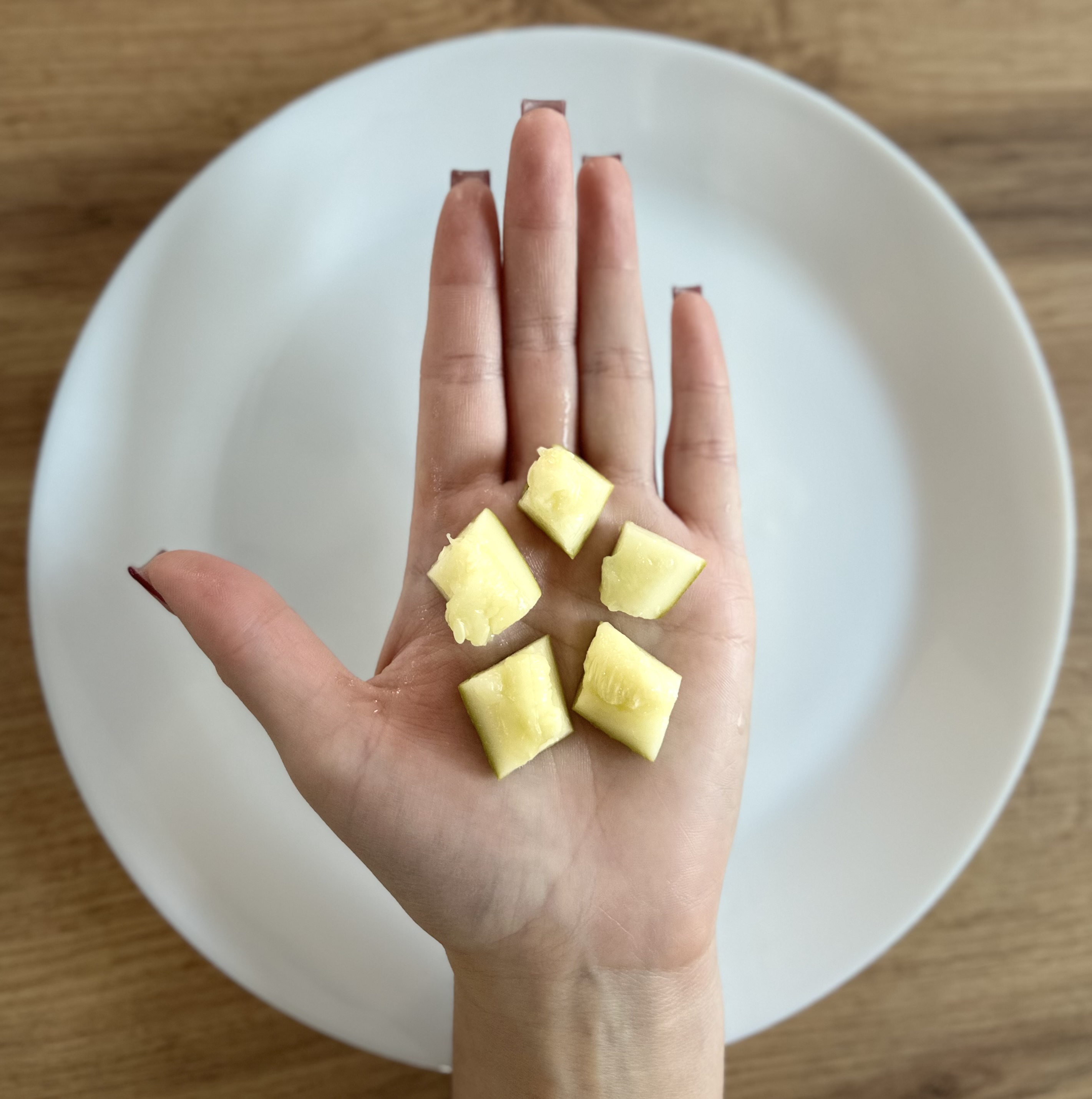 How to cut Zucchini for baby-led weaning, 8–10 months