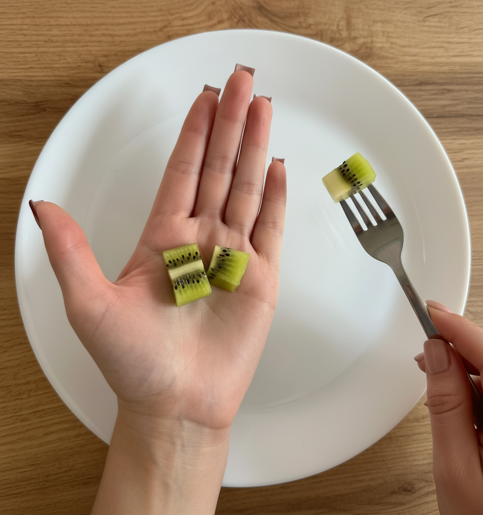 How to serve Kiwi for baby-led weaning, 9 months