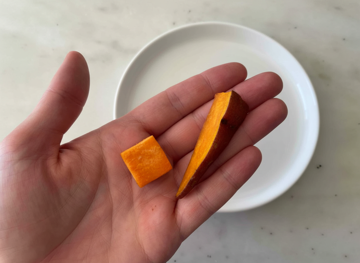 How to cut Sweet potato for baby-led weaning, 9–11 months