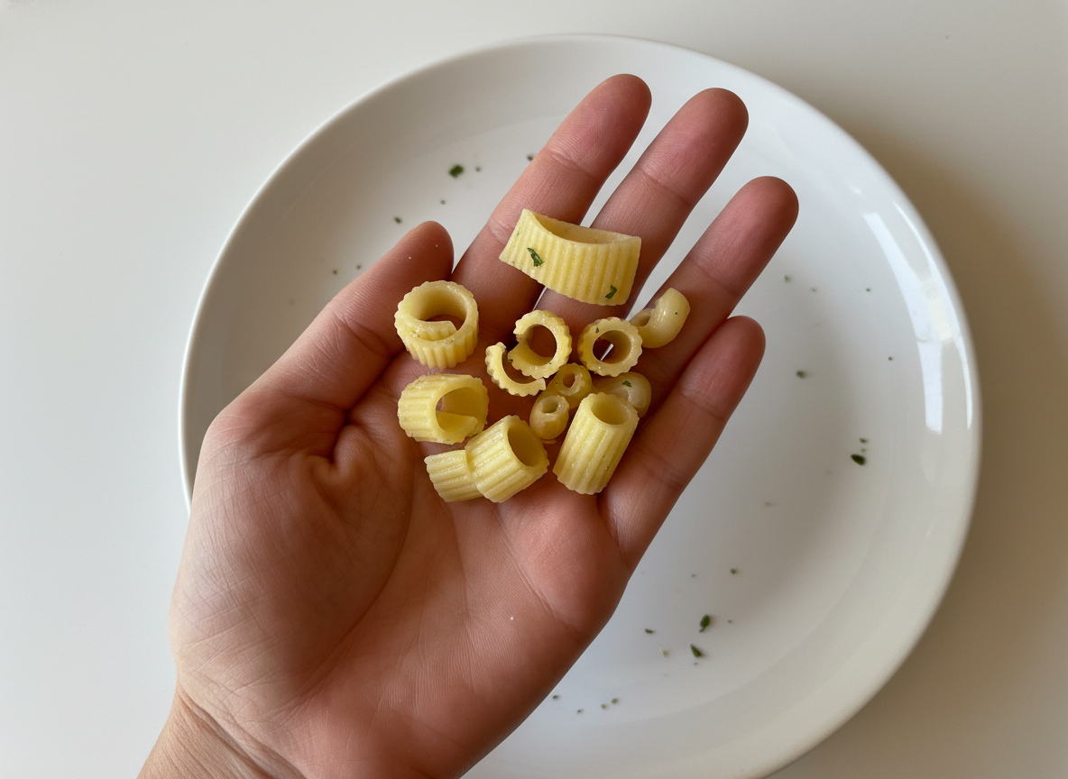 How to cut Pasta for baby-led weaning, 9–11 months