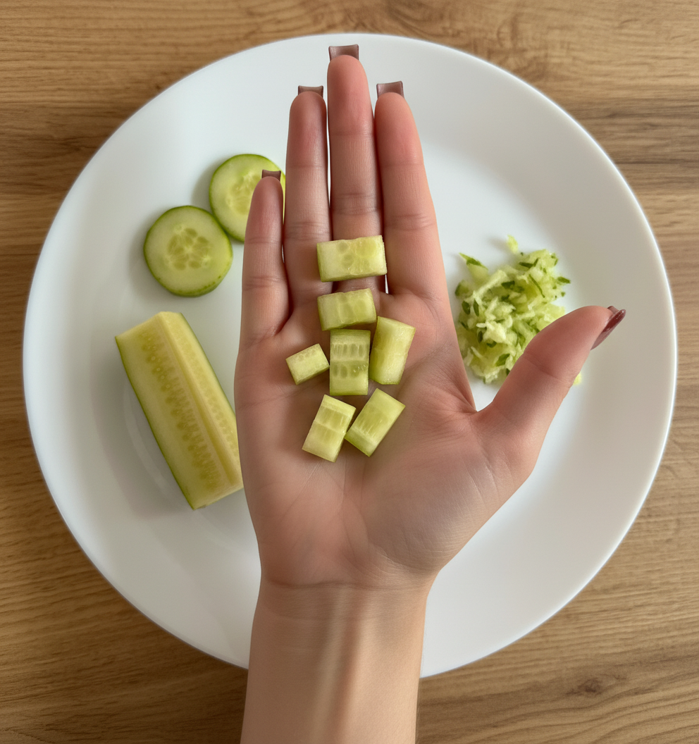 How to serve Cucumber for baby-led weaning, 9 months