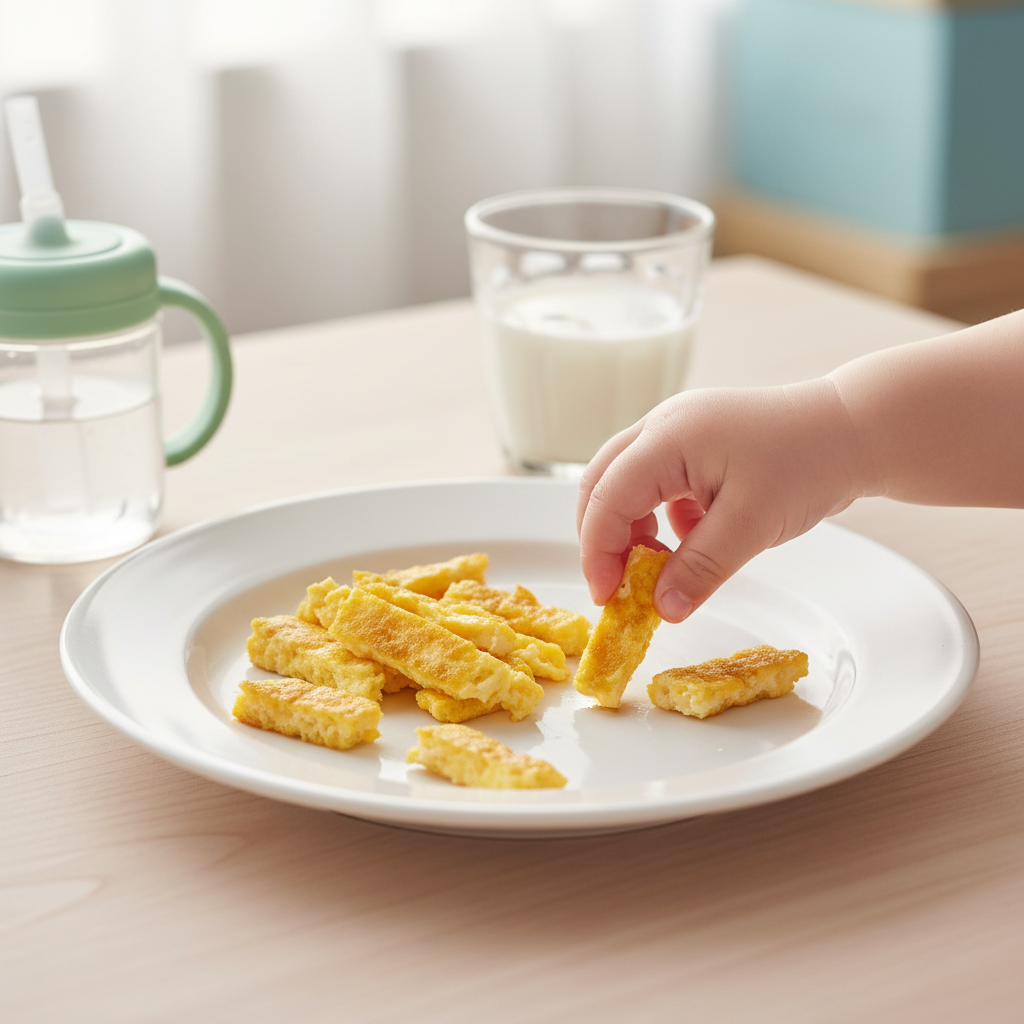 How to serve Egg for baby-led weaning, 12+ months